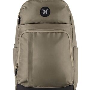 Hurley Lightweight & Durable Everyday Rider Backpack Khaki NWT